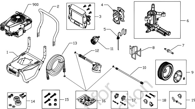 seats craftysman 580752581 power washer parts & manual